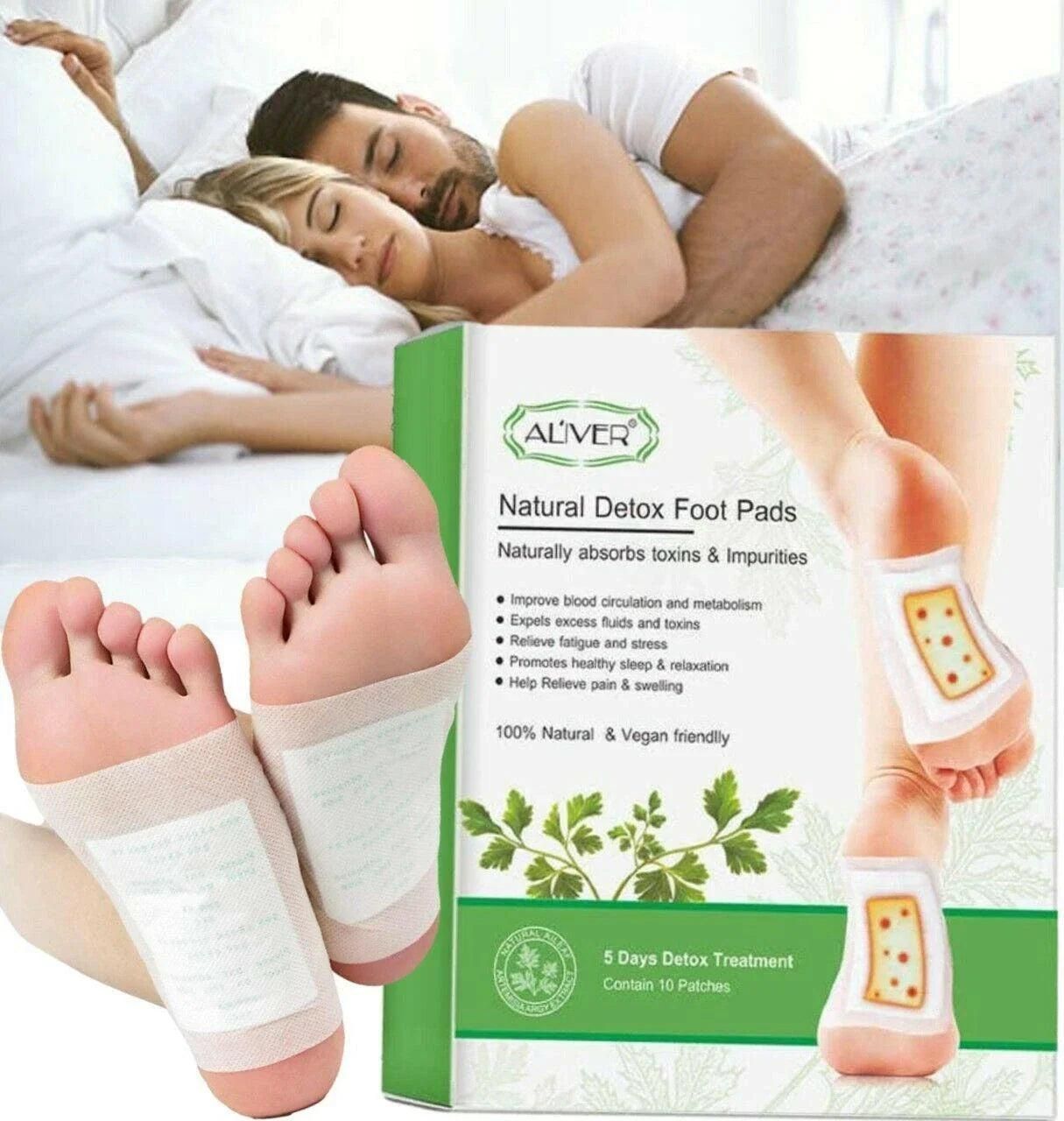 Aliver Natural Detox Foot Pads (Pack of 20)
